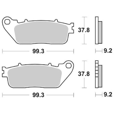 PASTIGLIE FRENO SBS 862HF