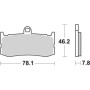 PASTIGLIE FRENO ANTERIORE RACING SBS 864RST