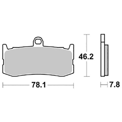 PASTIGLIE FRENO ANTERIORE SBS 864SP