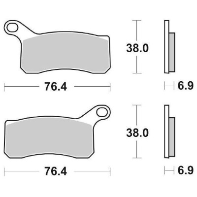 PASTIGLIE FRENO RACING SBS 866RSI