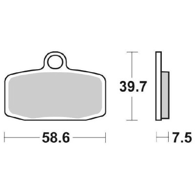 PASTIGLIE FRENO SBS 885SI