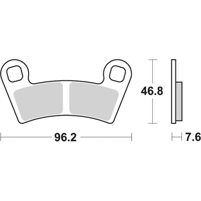 PASTIGLIE FRENO SBS 898PSI