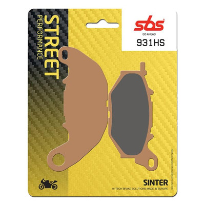 PASTIGLIE FRENO ANTERIORE SBS 931HS