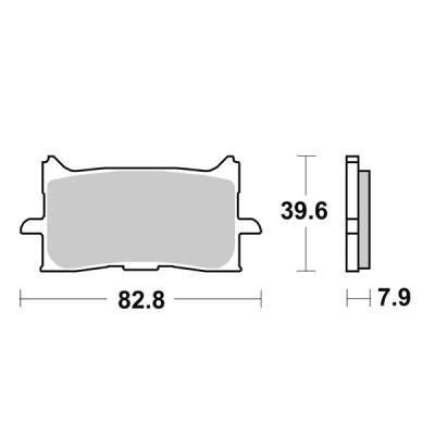 PASTIGLIE FRENO ANTERIORE SBS 940HS