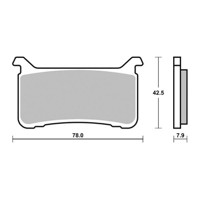 PASTIGLIE FRENO ANTERIORE SBS 947HS