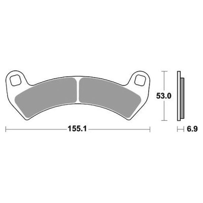 PASTIGLIE FRENO SBS 954SI