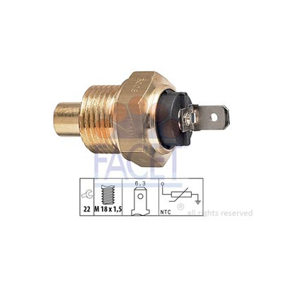 SENSORE DI TEMPERATURA REFRIGERANTE/OLIO/CARBURANT