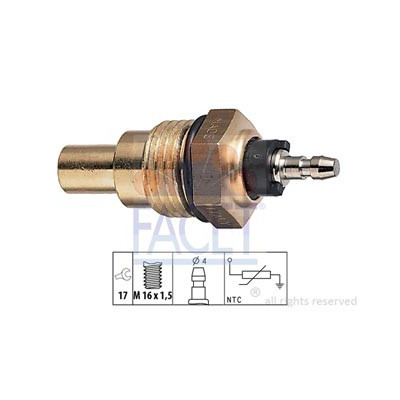 SENSORE DI TEMPERATURA REFRIGERANTE/OLIO/CARBURANT