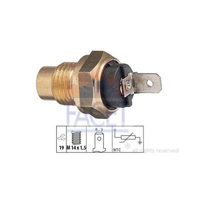 SENSORE DI TEMPERATURA REFRIGERANTE/OLIO/CARBURANT