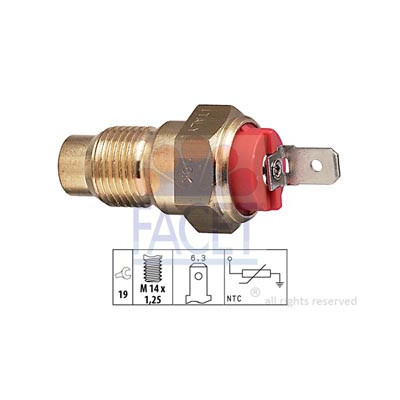 SENSORE DI TEMPERATURA REFRIGERANTE/OLIO/CARBURANT