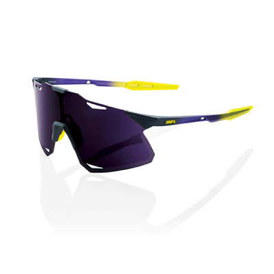 OCCHIALI DA SOLE 100% HYPERCRAFT - MATTE METALLIC DIGITAL BRIGHTS - LENTI VIOLA SCURO