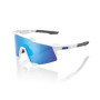 OCCHIALI DA SOLE 100% SPEEDCRAFT - MATTE WHITE - LENTI HIPER A SPECCHIO BLU MULTILAYER