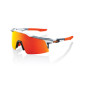 OCCHIALI DA SOLE 100% SPEEDCRAFT SL - SOFT TACT GREY CAMO - LENTI HIPER A SPECCHIO ROSSE MULTILAYER