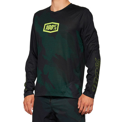 AIRMATIC LE Long Sleeve Jersey Black Camo - S