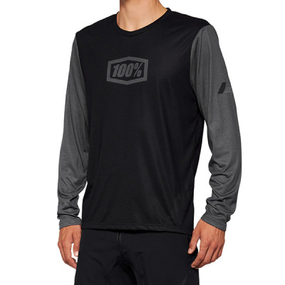 AIRMATIC Long Sleeve Jersey Black - S