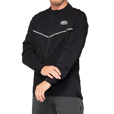 CORRIDOR Stretch Windbreaker Black - XL