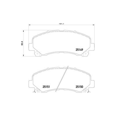 Pastiglie freno ant. isuzu