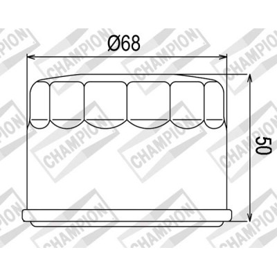 FILTRO OLIO CHAMPION COF047