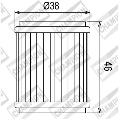 FILTRO OLIO CHAMPION COF041