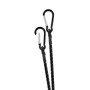 SNAP-HOOK, COPPIA CORDE ELASTICHE CON MOSCHETTONI IN ALLUMINIO