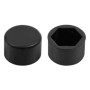 Set 20 copribulloni 17mm in silicone nero