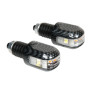 STABILIZZATORI MANUBRIO CON LED, 12V - CARBON