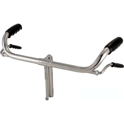 MANUBRIO BICI ""R"" ACCIAIO - 480 MM, ARGENTO, MADE IN ITALY - 480 MM, ARGENTO, MADE IN ITALY