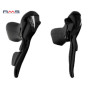 COPPIA COMANDI CORSA R81 COMPATIBILE SHIMANO - 2 X 8V, COLLARINO, SENZA DISPLAY, NERO - 2 X 8V, COLLARINO, SENZA DISPLAY, NERO