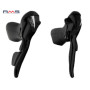 COPPIA COMANDI CORSA R81 COMPATIBILE SHIMANO - 3 X 8V, COLLARINO, SENZA DISPLAY, NERO - 3 X 8V, COLLARINO, SENZA DISPLAY, NERO