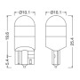 12v night breaker led - (h4) - 27/23w - p43t - 2 p