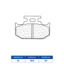 PASTIGLIE FRENO CL BRAKES 1102ATV1