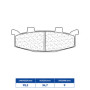 PASTIGLIE FRENO ANTERIORE CL BRAKES 2304A3+