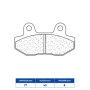 PASTIGLIE FRENO CL BRAKES 2326S4