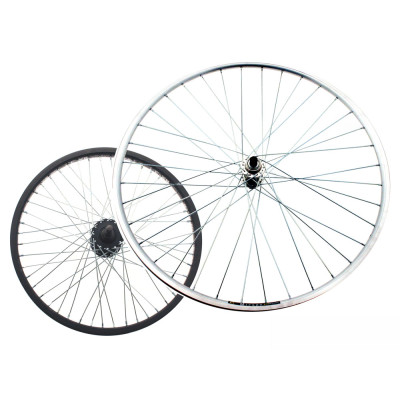 RUOTA POSTERIORE A FILETTO MTB / TOURING 24X1,75 - PERNO 3/8, SFERE, MOZZO ACCIAIO 1V, CERCHIO ALLUMINIO - PERNO 3/8, SFERE, MOZ