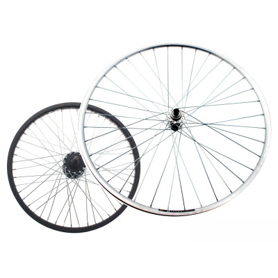 RUOTA POSTERIORE A FILETTO MTB / TOURING 26X1,75 - PERNO 3/8, SFERE, MOZZO ACCIAIO 6/7S, CERCHIO ALLUMINIO - PERNO 3/8, SFERE, M