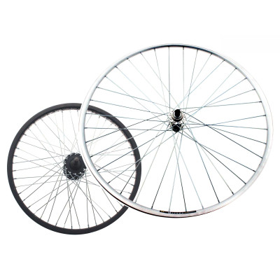 RUOTA POSTERIORE A FILETTO MTB / TOURING 26X1,75 - PERNO 3/8, SFERE, MOZZO ACCIAIO 1V, CERCHIO ALLUMINIO - PERNO 3/8, SFERE, MOZ