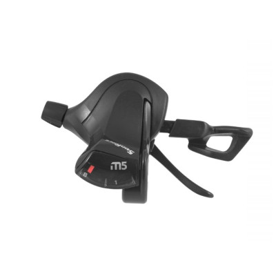 COMANDO CAMBIO DLM 503 COMPATIBILE SHIMANO - 8V, DESTRO, COLLARINO, CON DISPLAY, NERO - 8V, DESTRO, COLLARINO, CON DISPLAY, NERO