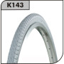 COPERTONE K143 - 24X1-3/8, GRIGIO, RIGIDO - 24X1-3/8, GRIGIO, RIGIDO