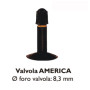 CAMERA D'ARIA  - 26 X 1.90/2.125 VALVOLA AMERICA 34 MM - 26 X 1.90/2.125 VALVOLA AMERICA 34 MM